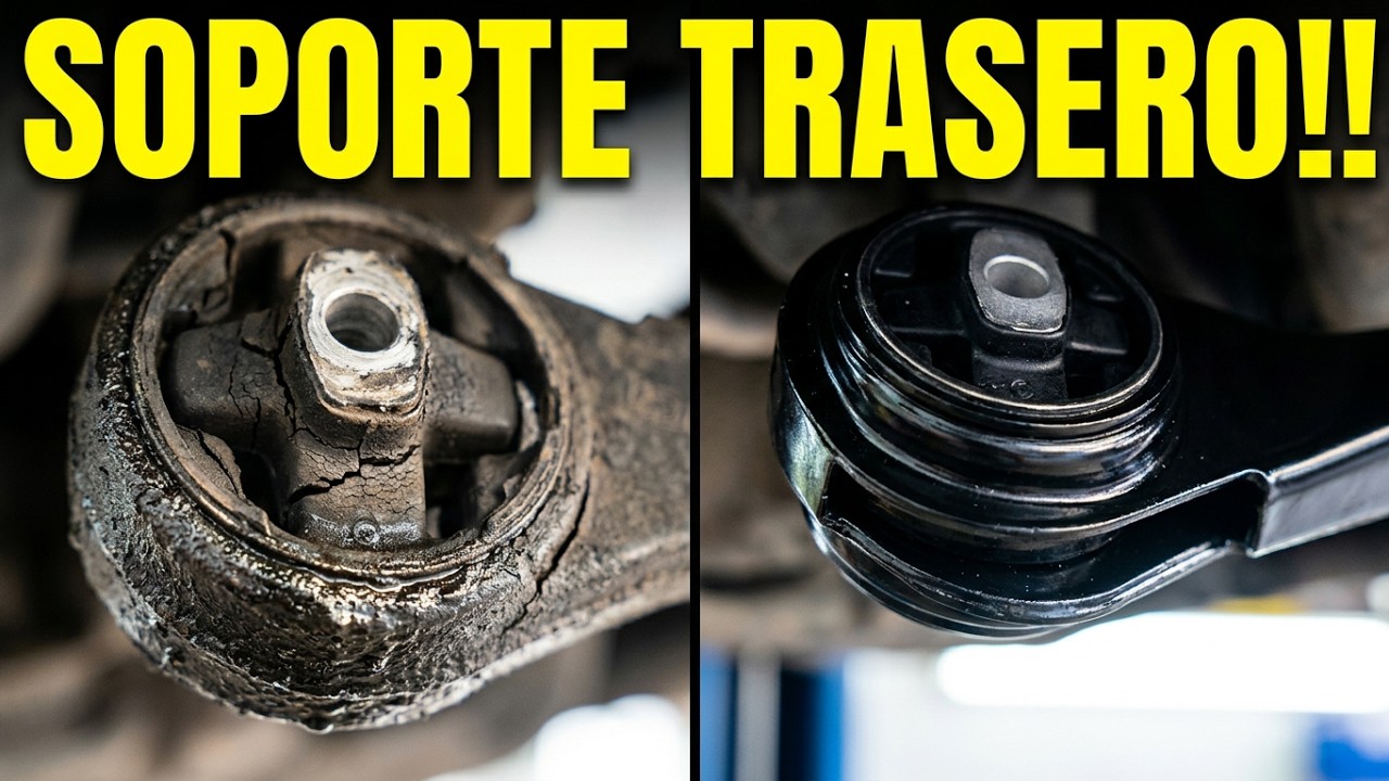 COMO INSTALAR soporte trasero de nissan platina (soporte de hueso). #platina #clio