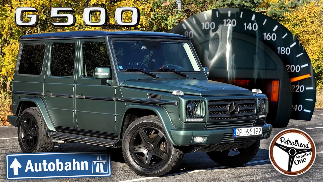 2002 Mercedes G500 (296 KM) | V-MAX, 0-100, 100-200 km/h, Prezentacja, AUTOBAHN. | 4K