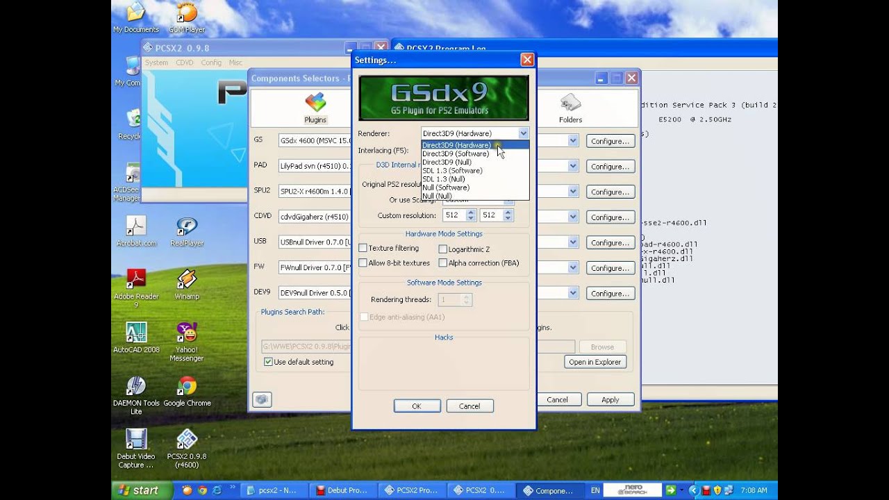 HOW TO CONFIGURE PCSX2 0.9.8 FOR SLOW PC .