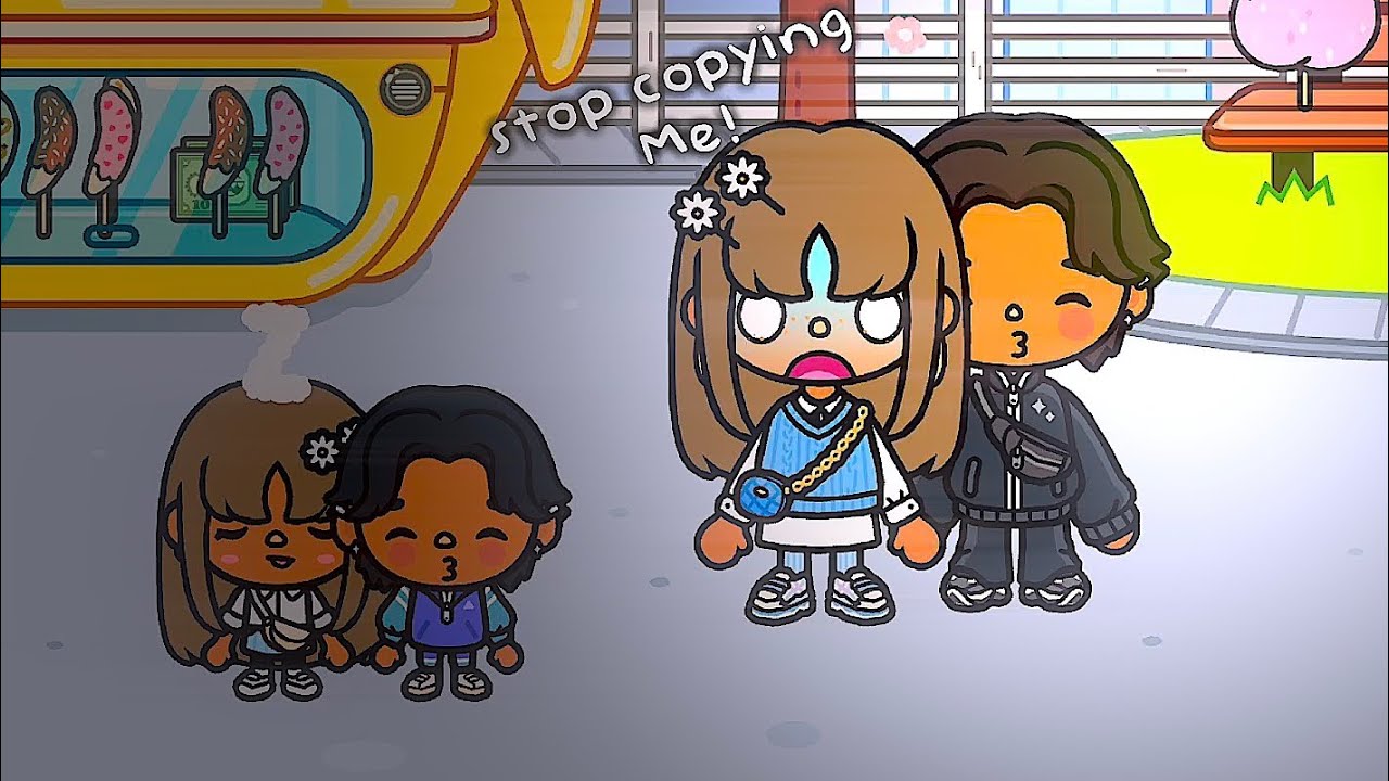 My little sister copies everything I do.|Sad story|Toca story| huntrix Collection