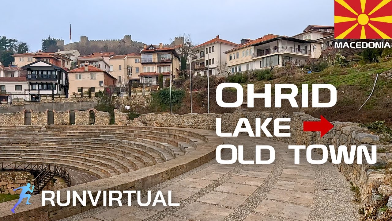 Immersive Run from Lake Ohrid to Old Town (Macedonia)