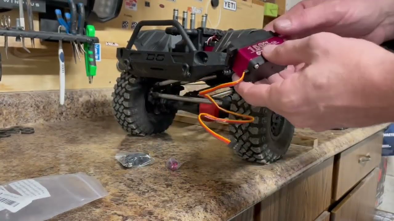 Axial SCX6 servo upgrade.