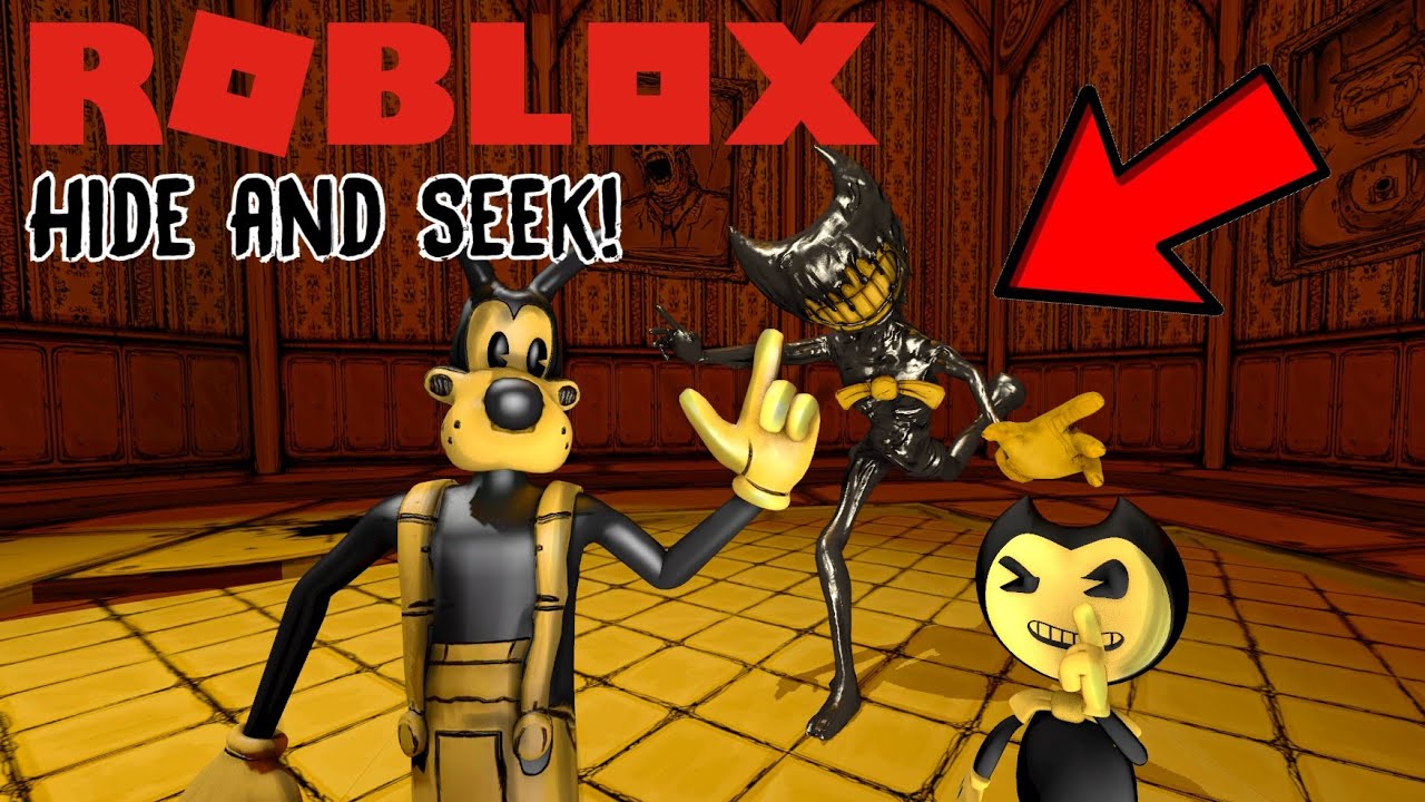 BENDY AND BORIS PLAY HIDE AND SEEK IN THE WORKSHOP! (SCARY BATIM ROBLOX)
