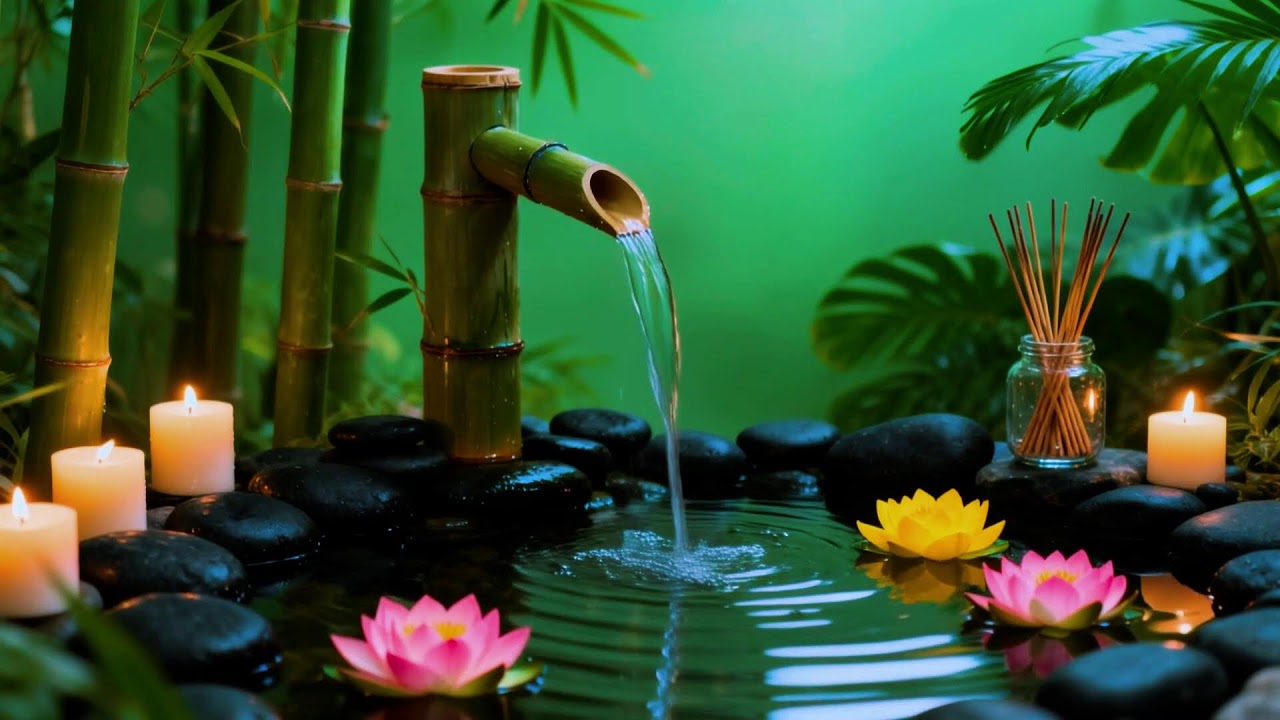 Soothing Relaxing Music 🌼 Peace of Mind, Anxiety Relief,Spa Relax Water,Calm Day Meditation Sleep 47