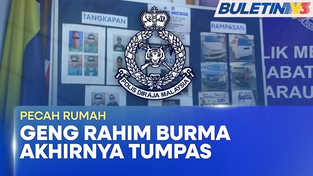 PECAH RUMAH | Geng Rahim Burma Tumpas, 15 Kes Di Perlis Selesai (BU)