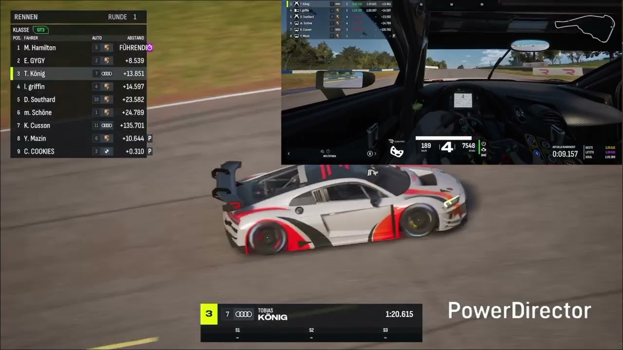 Rennsport Ranked Race von Platz 8-? Wie beende ich das Rennen 