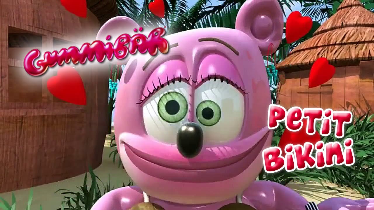 PETIT BIKINI Funny Bear FRENCH Gummib&auml;r The Gummy Bear Itsi Bitsi Bikini Francais