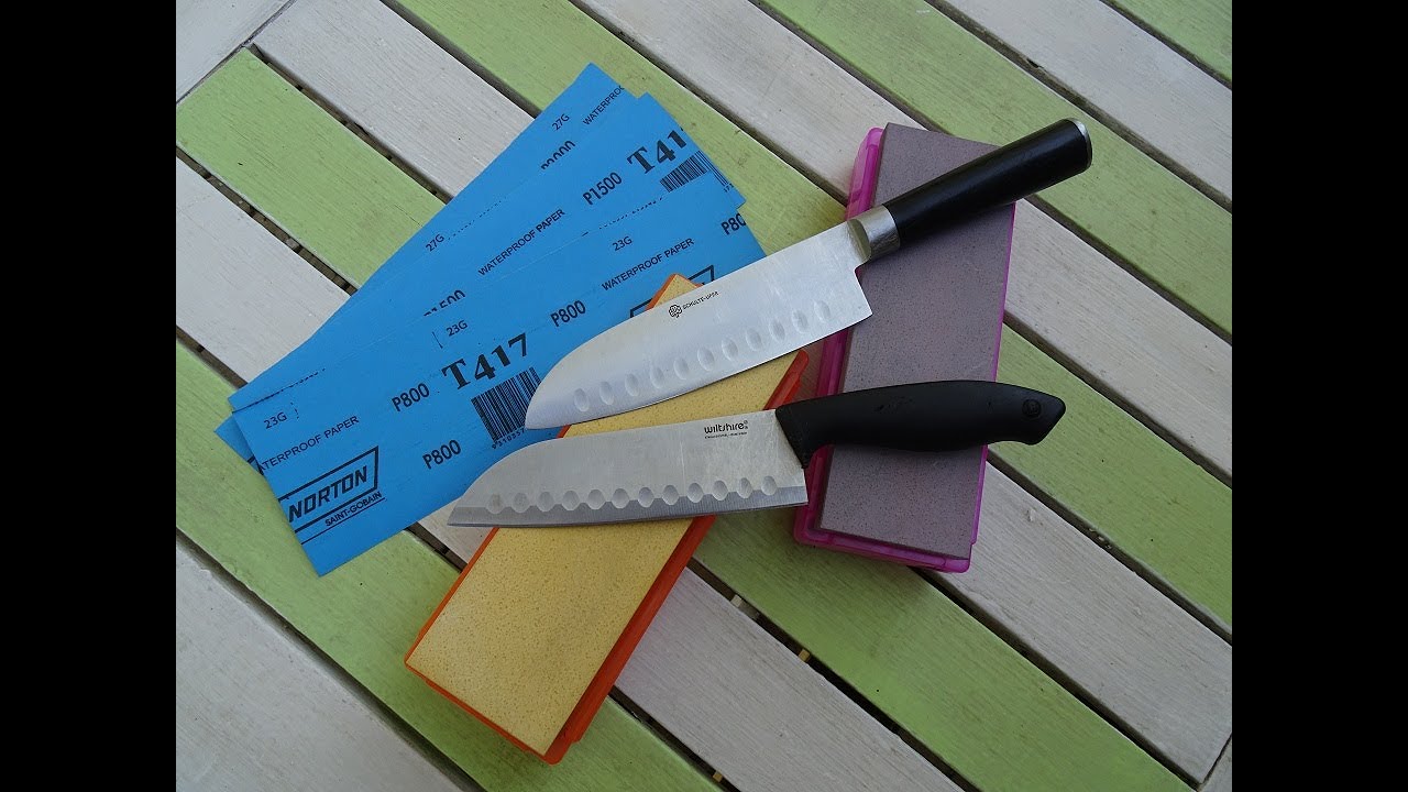 Sharpening, Japanese whetstone vs wet & dry sandpaper