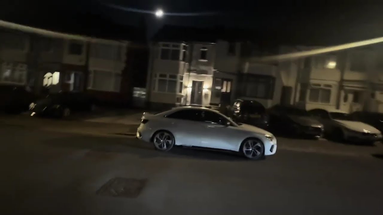 POV NIGHT DRIVE AUDI S3 stage 1+ LOUD POPS AND BANGS