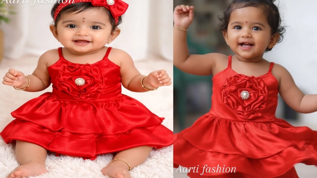 Aarti fashion | baby girl frock design | #designerlooks #fashion #aartifashion 