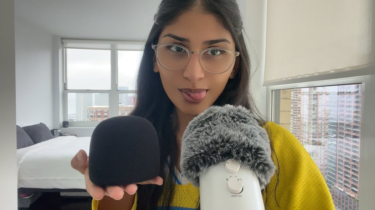 asmr mic scratching foam cover & fluffy mic | this or that?