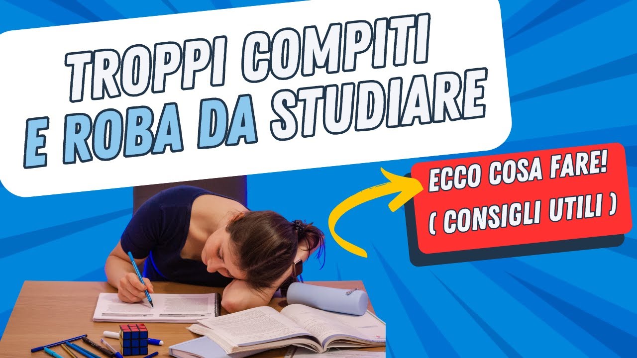 Pieno di compiti e roba da studiare???