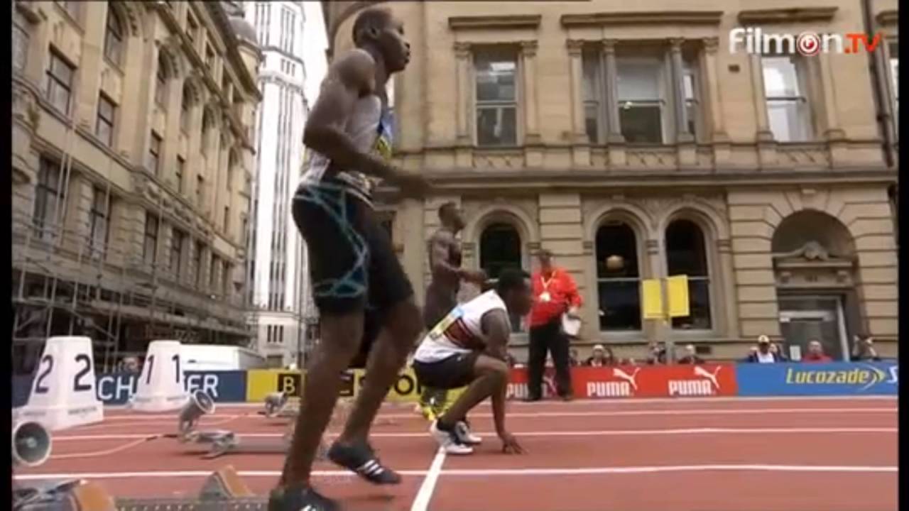 Great Citygames Manchester 2016 - Mens 150m Harry Aikines-Aryeetey 15.10