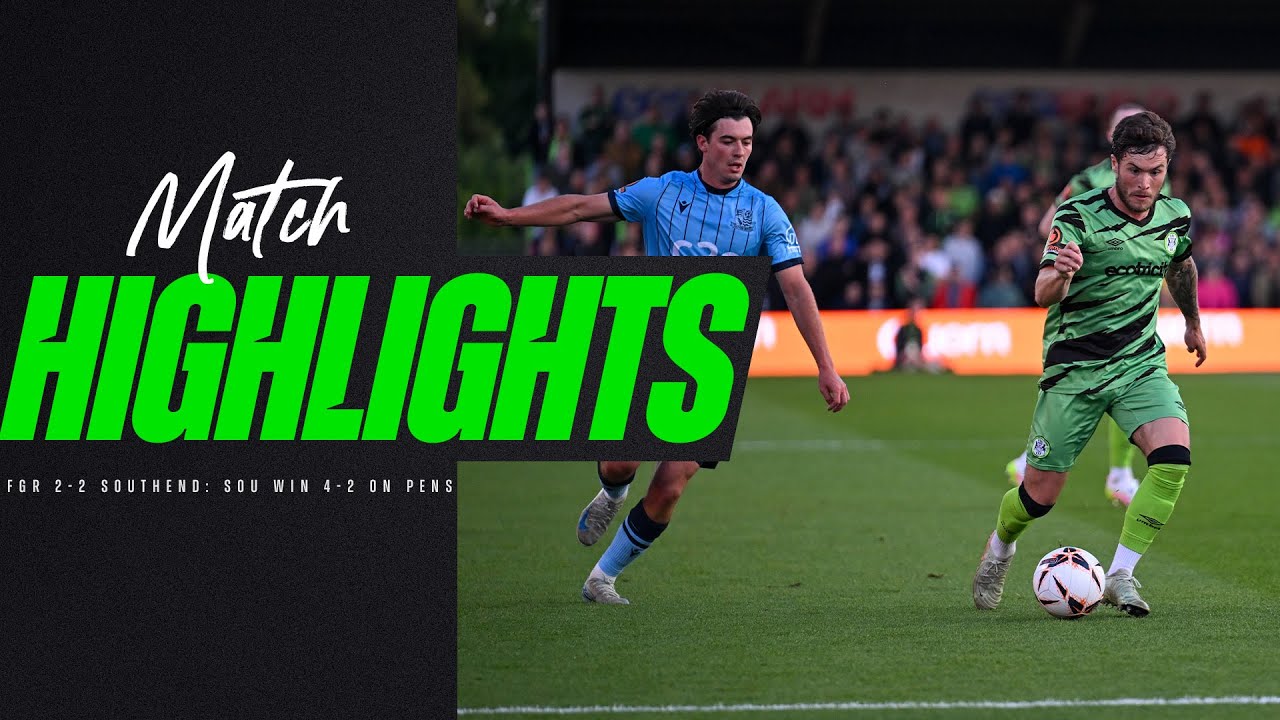 Match Highlights | Forest Green 2-2 Southend United - SOU win 4-2 on penalties