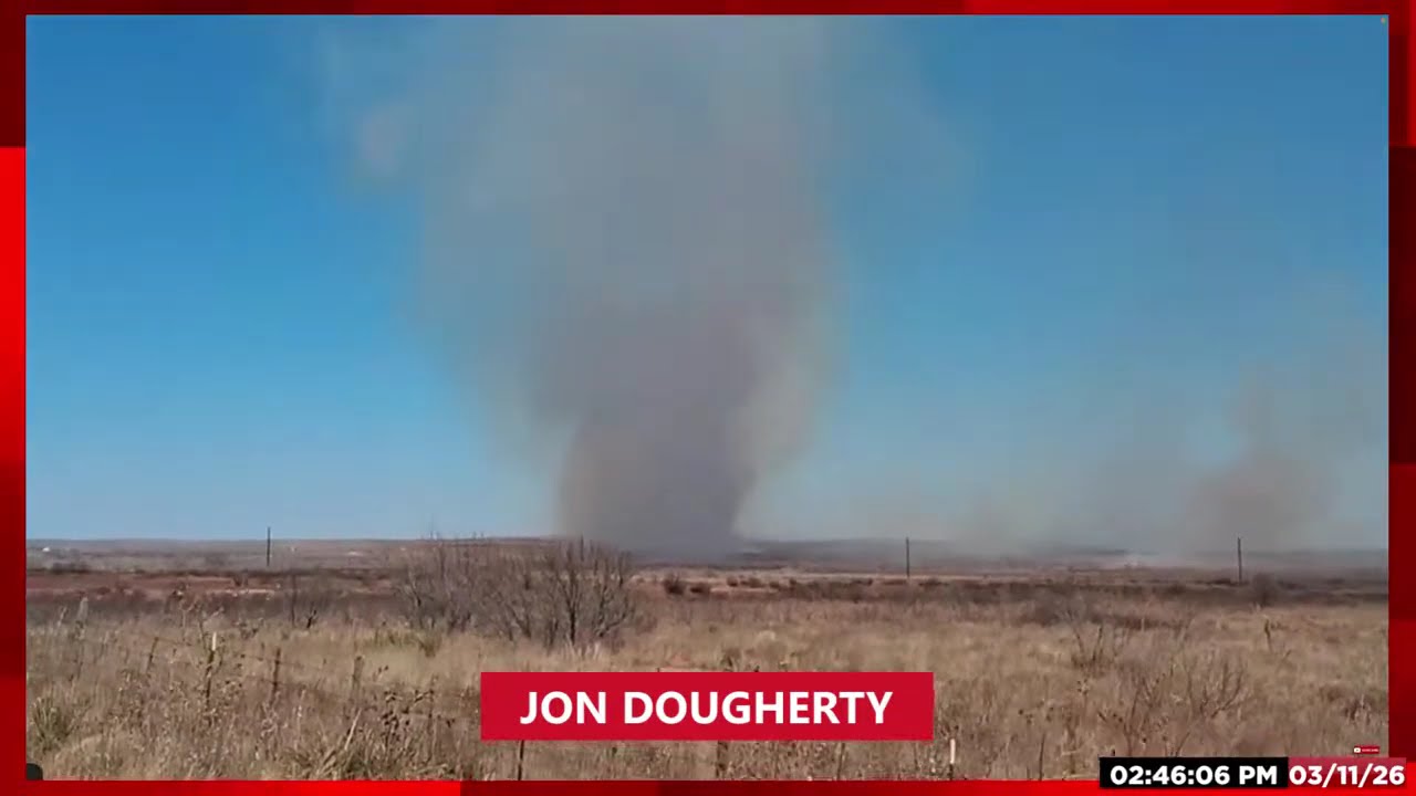 LIVESTREAM Mar. 11, 2026 | Live look at Yellow Fire near Boys Ranch