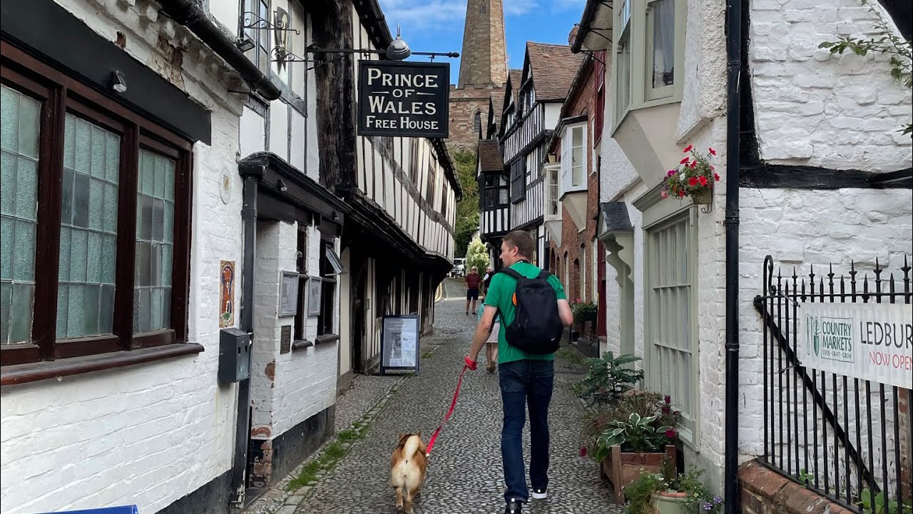 Uk life Vlog - Ledbury - market town? A secret garden cafe
