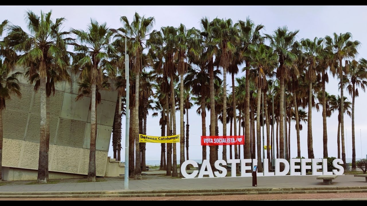 Barcelona, Castelldefels #travel #drone #barcelona