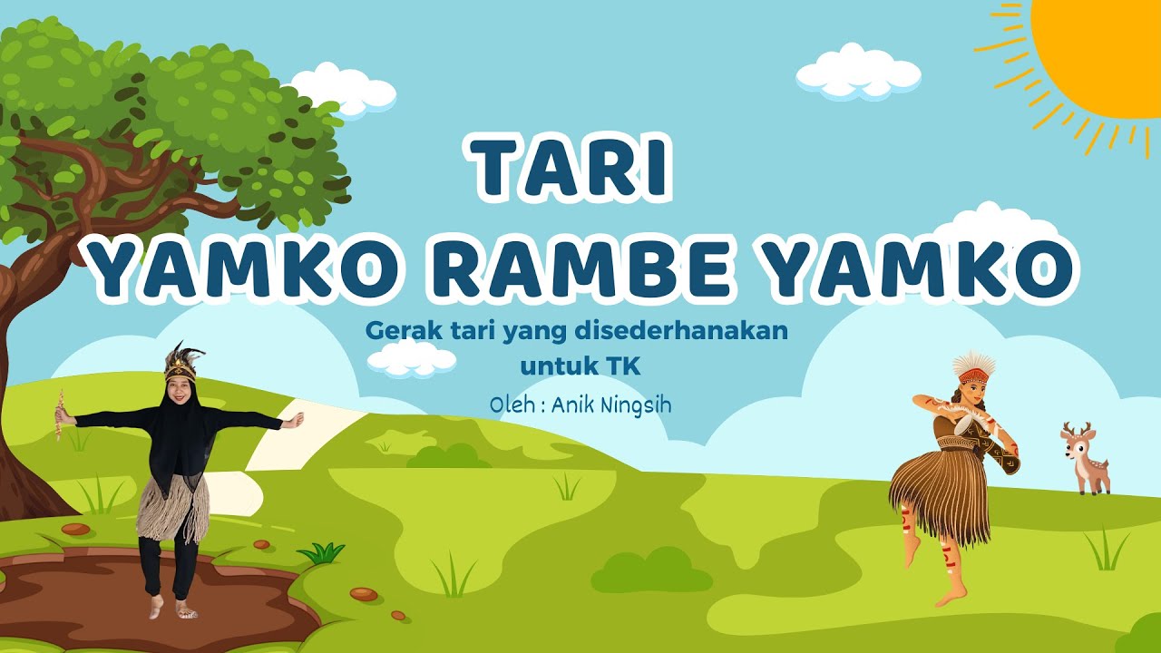 Tari yamko rambe yamko untuk PAUD dan TK #belajartari #tarianaktk