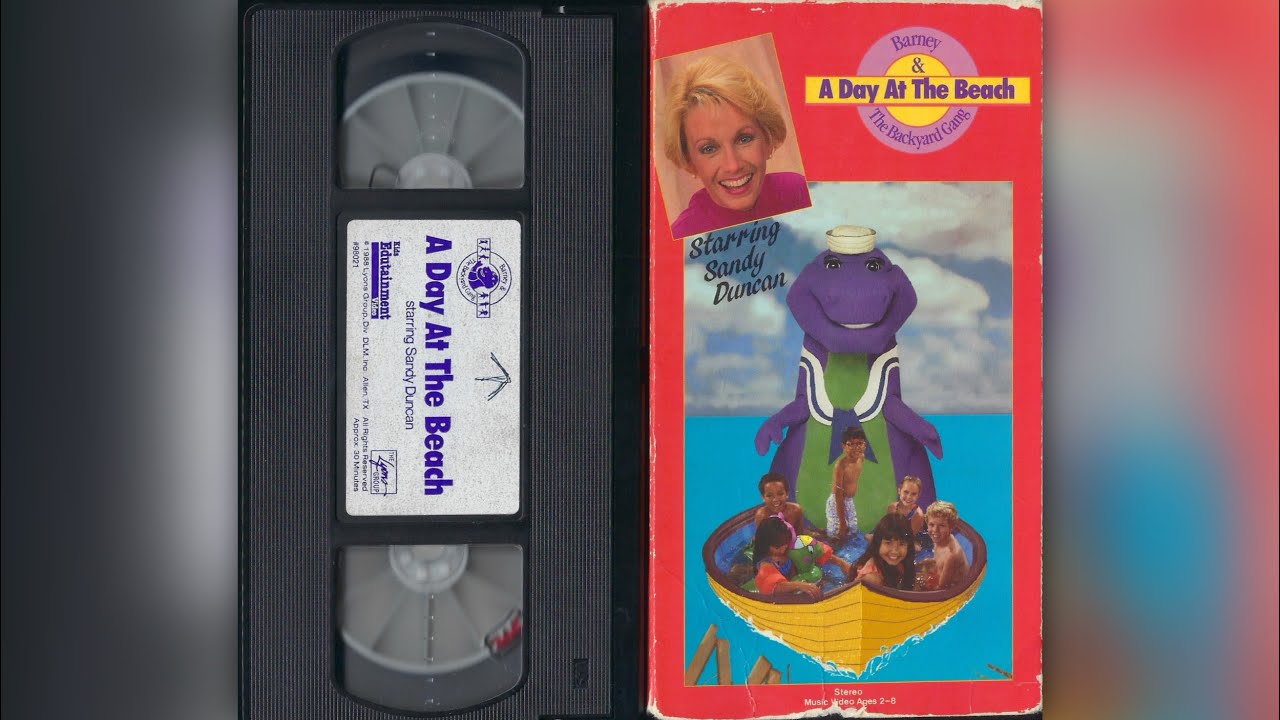 Barney: A Day at the Beach [1989] - 1989 VHS Release