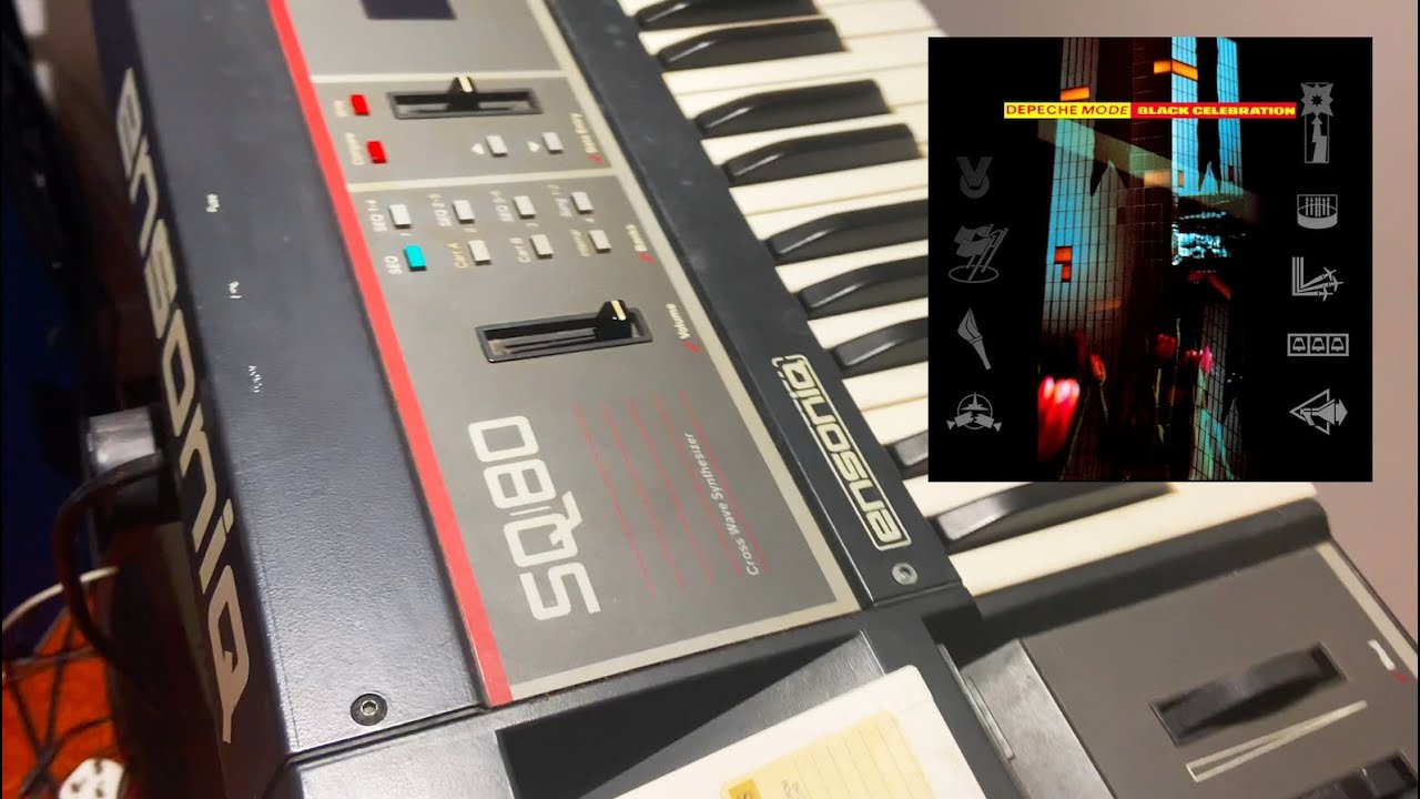 Black Celebration Depeche Mode Synth cover Ensoniq SQ80 Digital/Analogue keyboard workstation
