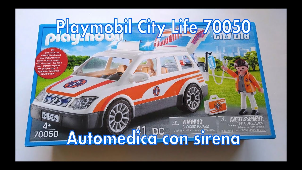 Playmobil 70050 Automedica con sirena (City Life)