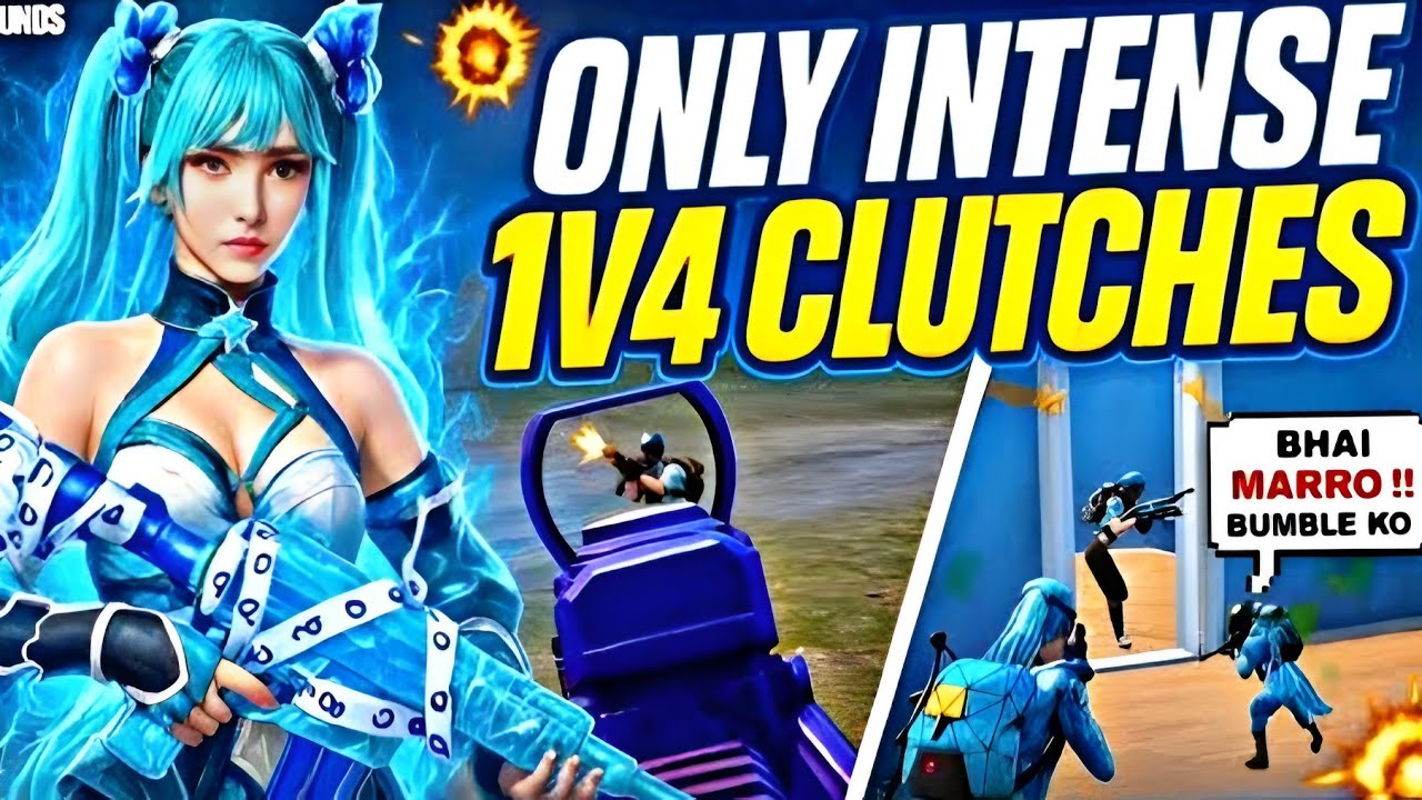 They Pushed Wrong Squad 💀 INSANE 1v4 CLUTCH in BGMI 