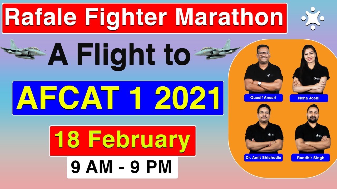 AFCAT 2021 Preparation | 12 Hours Marathon | AFCAT General Awareness | Reasoning | English | Maths