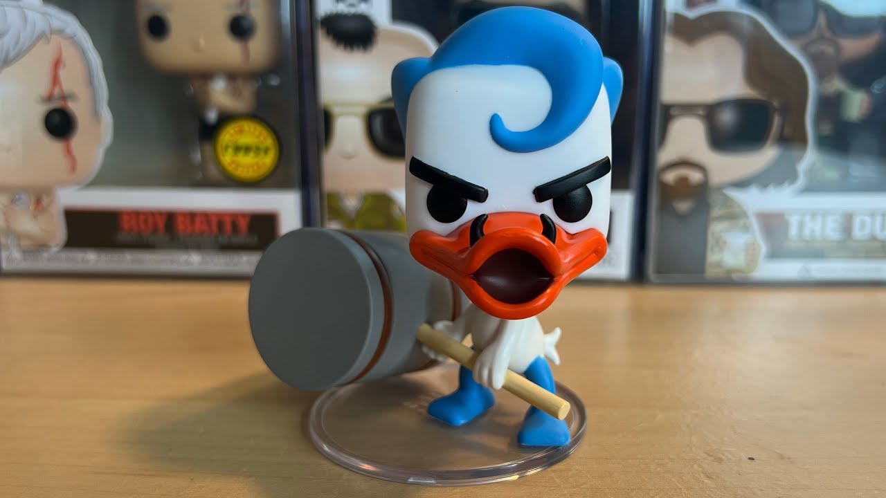 Фигурка Funko Pop! «Кураж, трусливый пёс» — эксклюзив от Entertainment Earth, распаковка Le Quack.