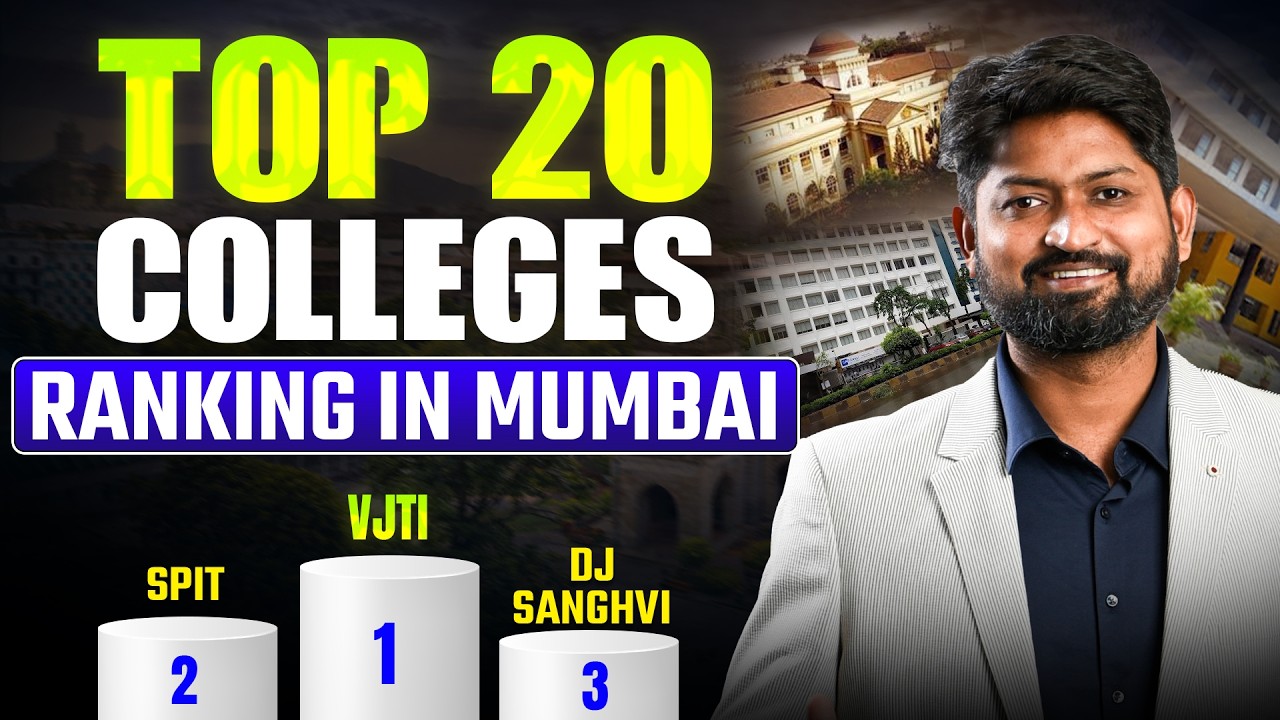 Top 20 Engineering Colleges in Mumbai 2026 | Cutoff, Placement & Fees 🔥 | #mhtcet2026