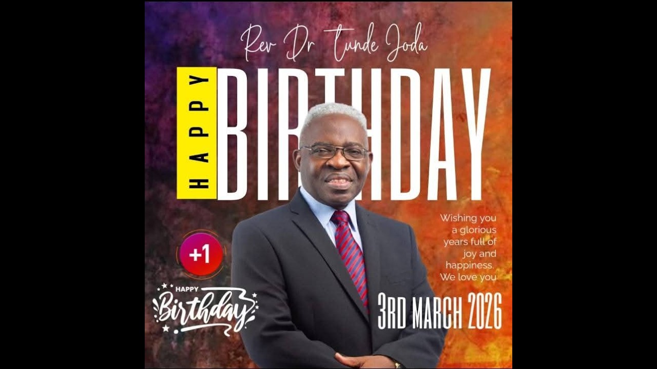 🎂 HAPPY BIRTHDAY REV DR TUNDE JODA | CCIC Family Celebrates Our Visionary Leader