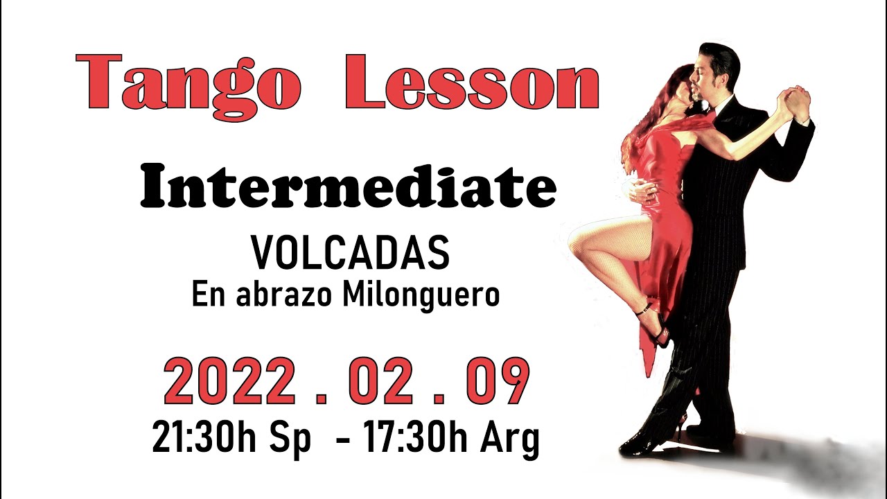 TANGO LESSON Volcadas en Abrazo Milonguero