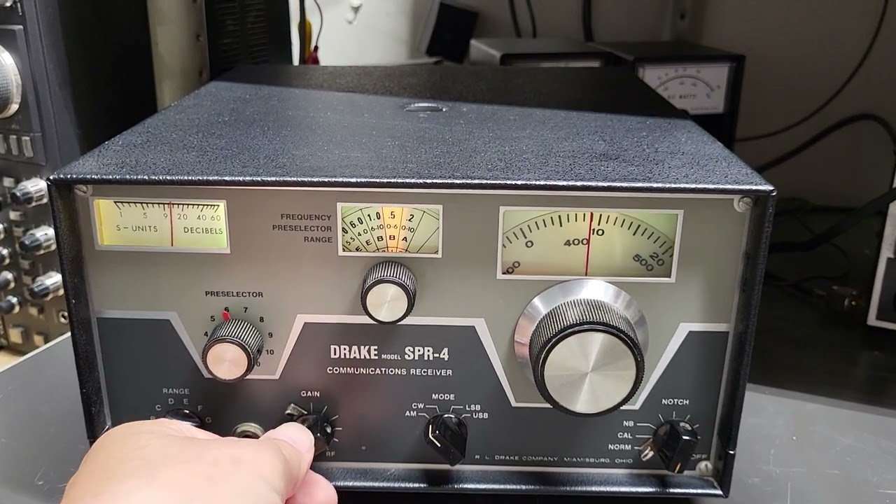 Drake SPR-4 Communications Receiver W/ Noise Blanker