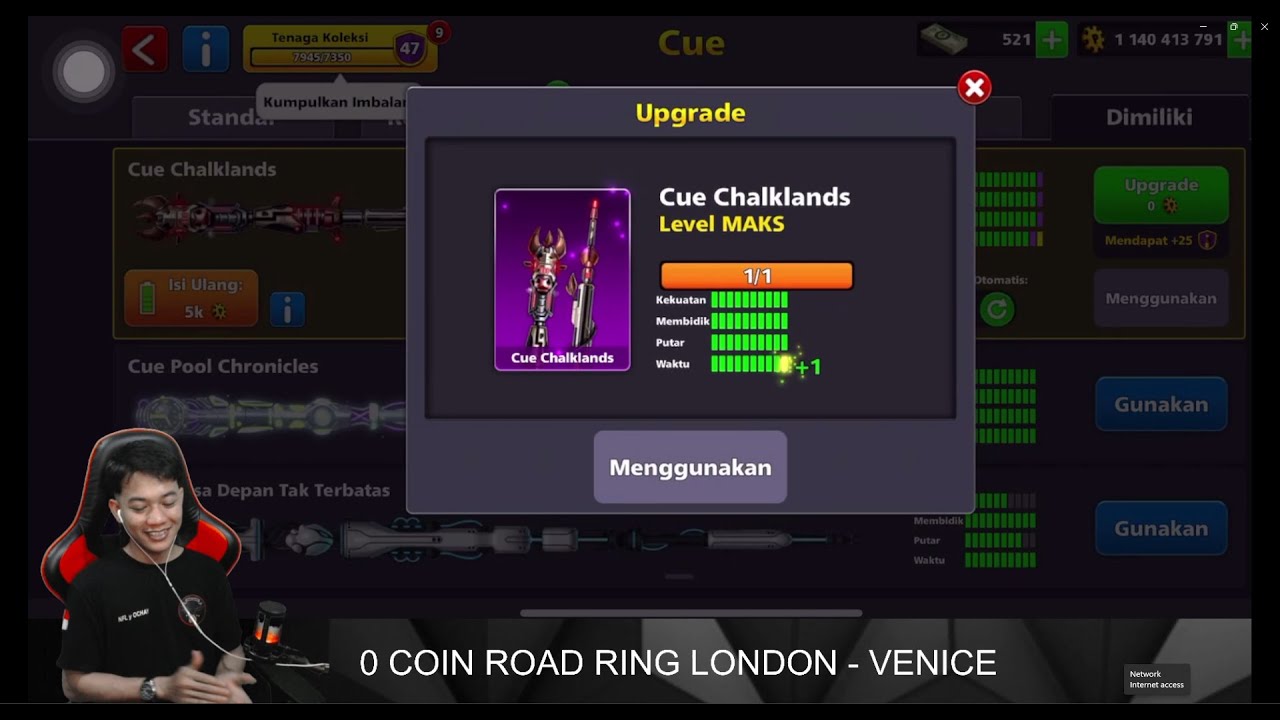 PART 11 | CHALKLANDS CUE Level MAX 8 Ball Pool ROAD RING LONDON to BERLIN 😱