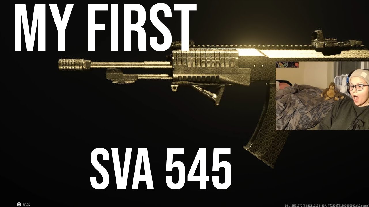 My First GOLD GUN OF MW3 | SVA 545