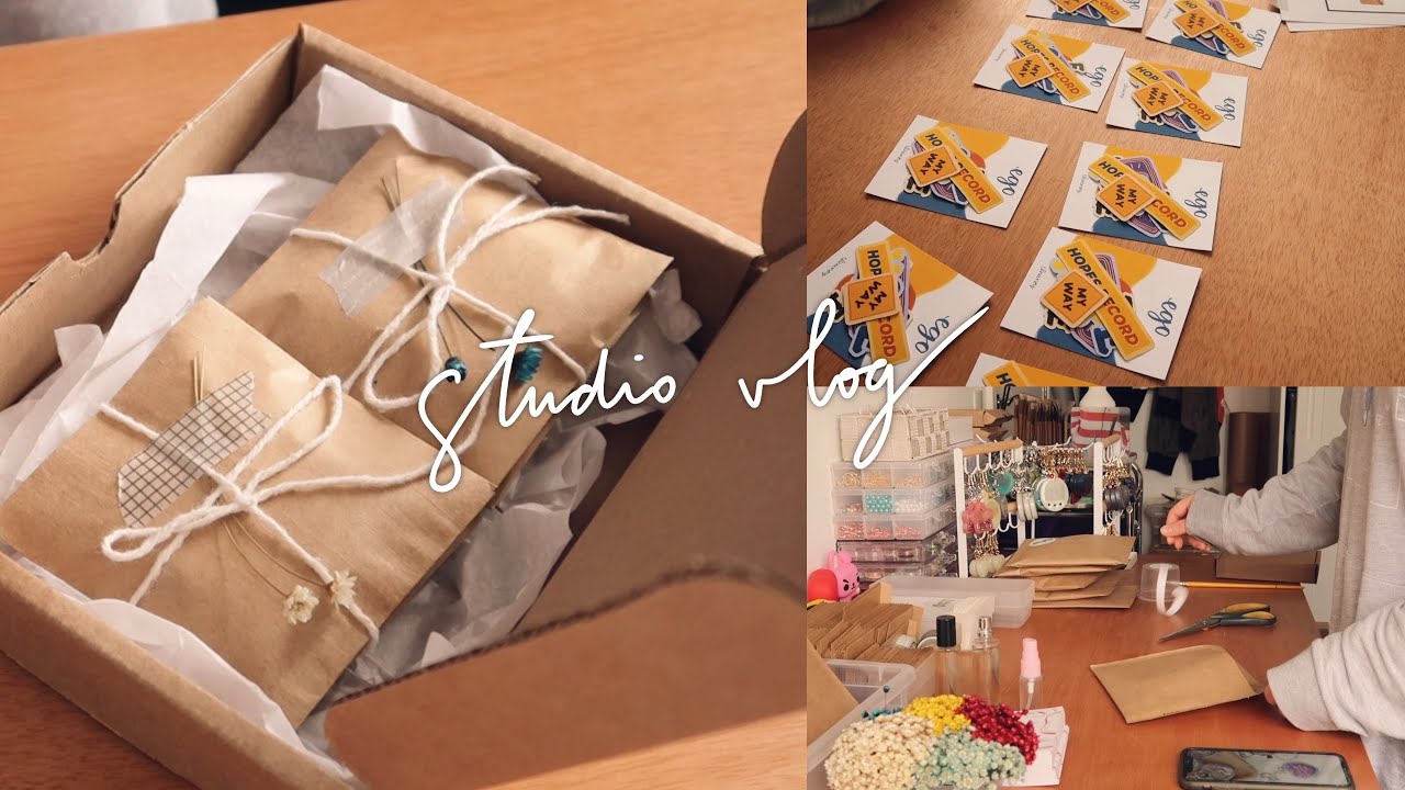 studio vlog #01 | embalando pedidos, unboxing, impressora 3D