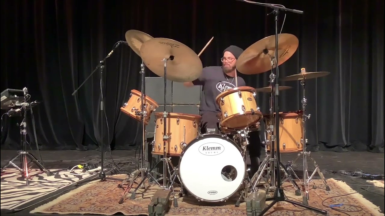 Marcos Morales drums solo at South Delta Drum Festival 2022