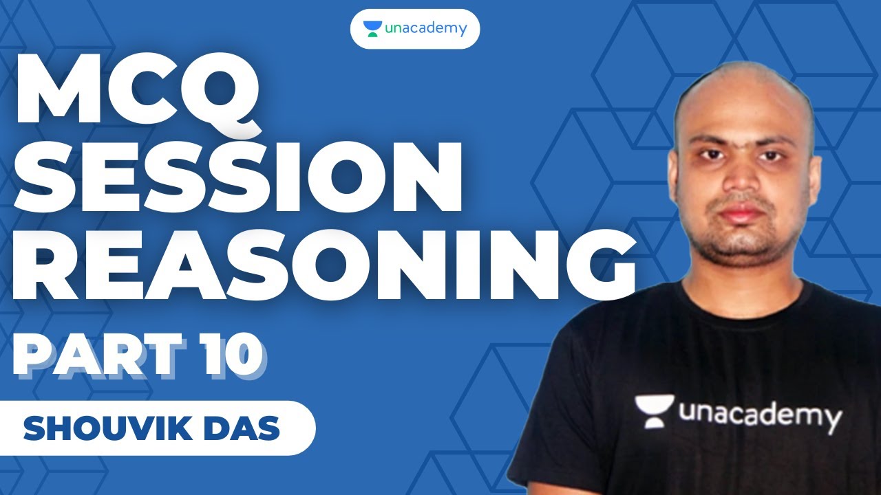 Reasoning | MCQ Practice Session | Part 10 | Shouvik Das | WBPSC Simplified