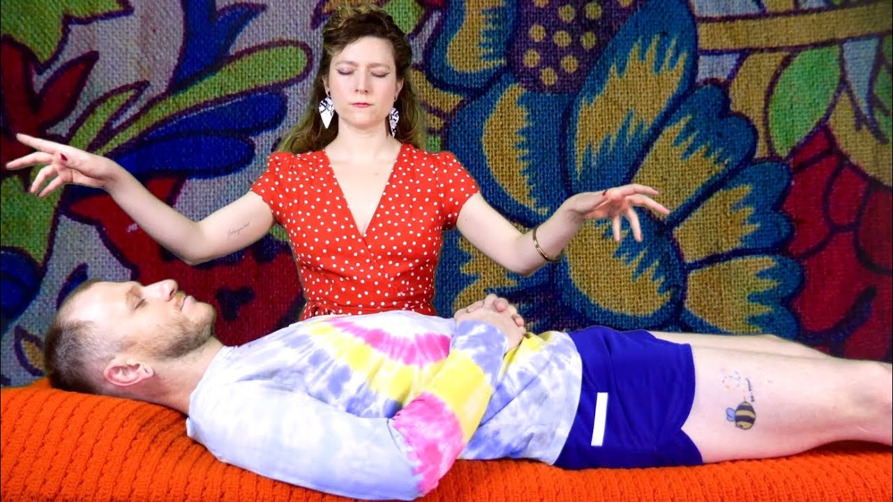 ASMR Reiki | Real Person Energy Healing Session (meditation music, soft spoken, sounds for sleep)
