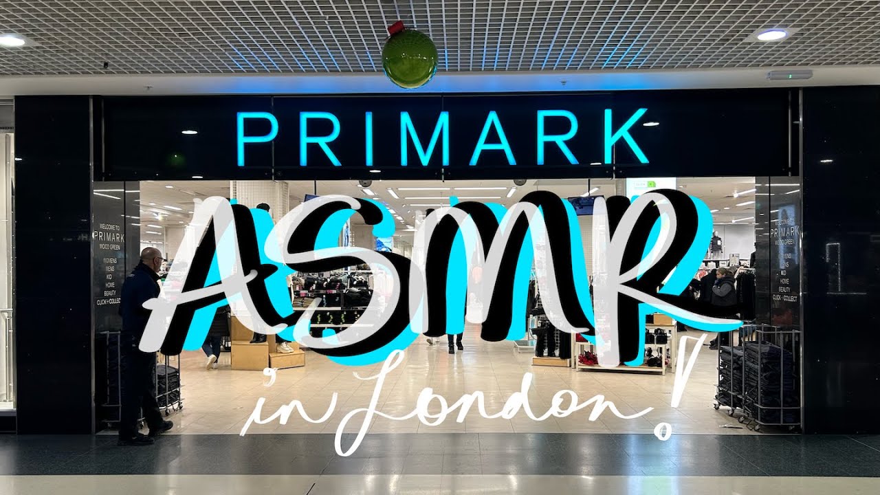 asmr in public: come to primark with me!