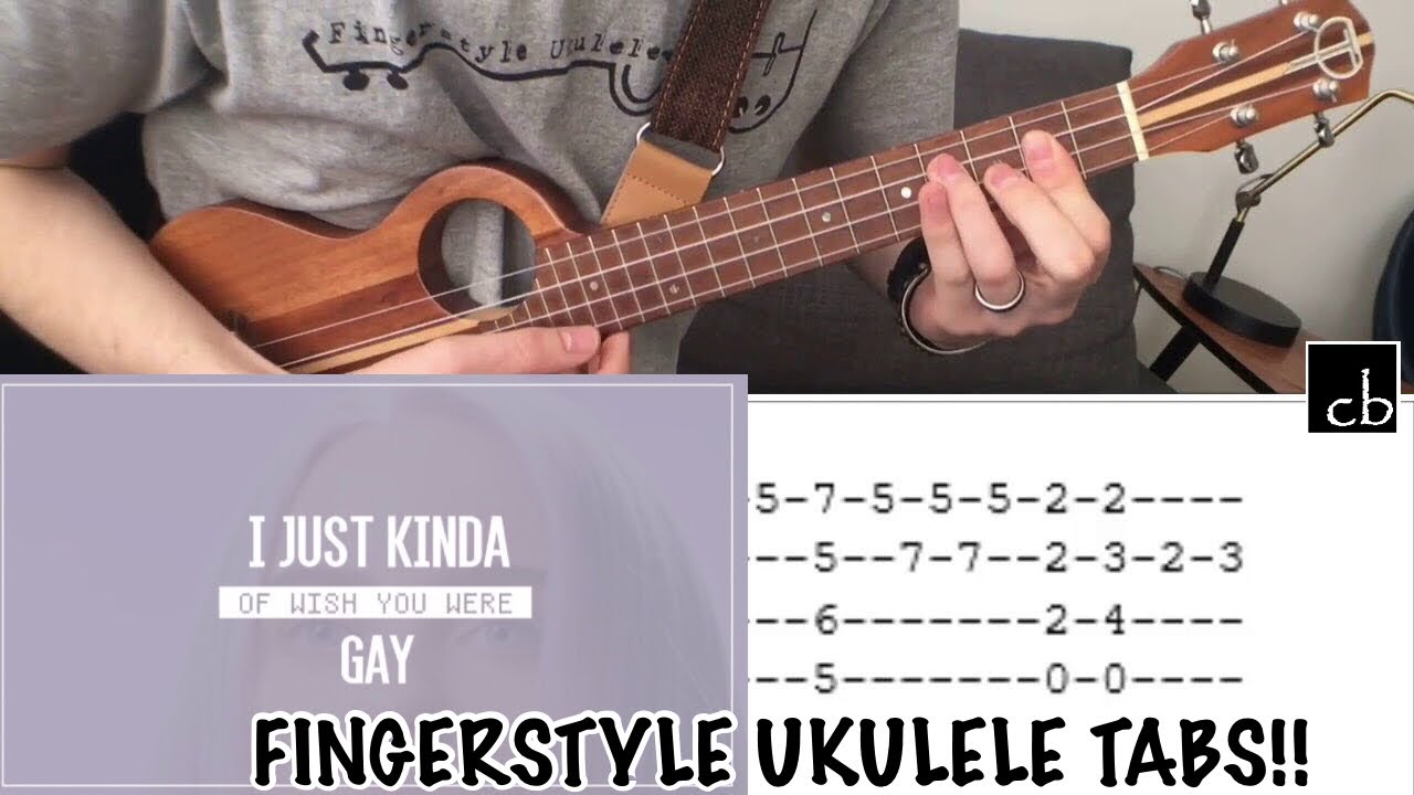 WISH YOU WERE GAY (Billie Eilish) FINGERSTYLE Ukulele TUTORIAL