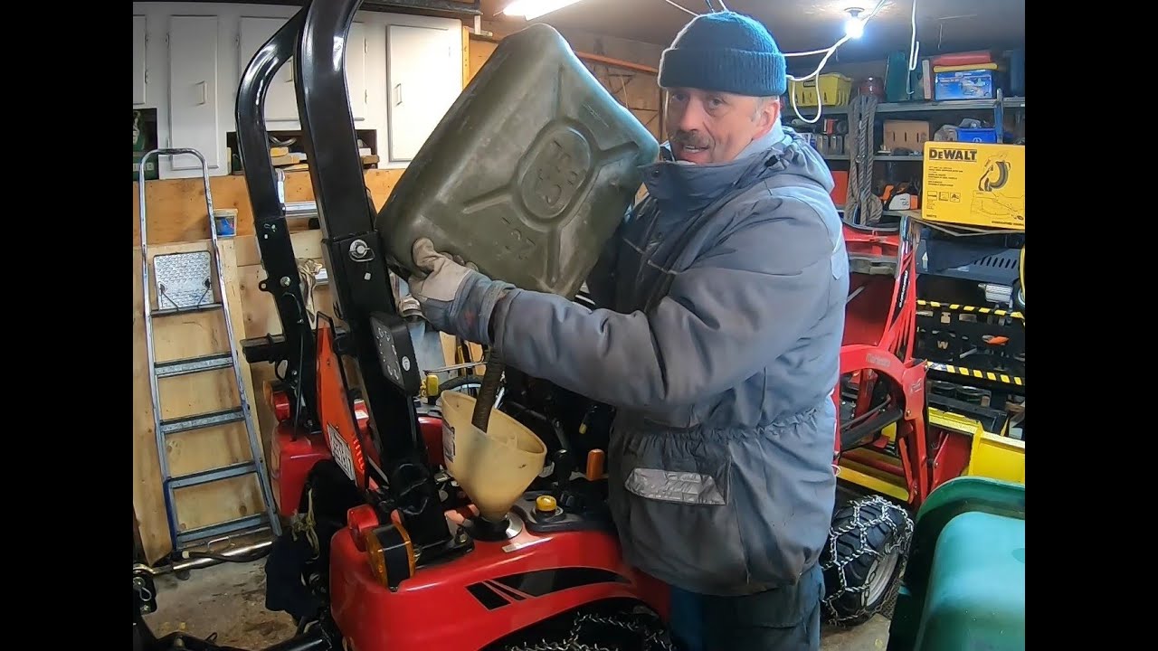 Before Filling Up Your tractor In Cold Weather, It Is Crucial To Pre Filter Your Diesel Fuel 🧐👍🥶❄