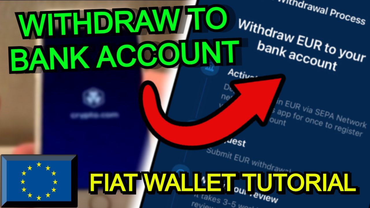 How To WITHDRAW To Bank Account in EU (Crypto.com SEPA Transfer Tutorial) | Euro Fiat Wallet Guide