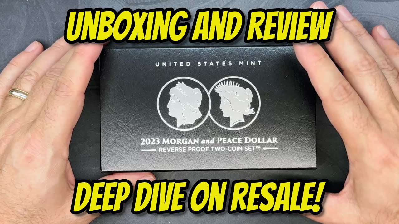 UNBOXING the 2023 Morgan and Peace Dollar Two-Coin Reverse Proof Set - What's it worth RIGHT NOW!