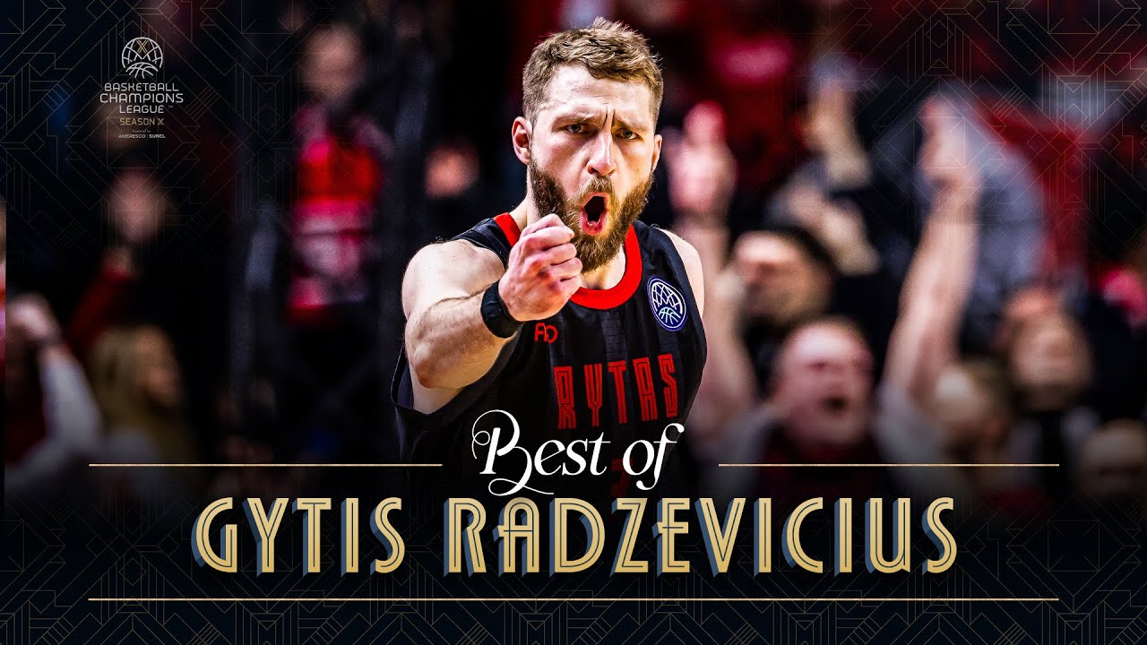 ⚔ A Vilnius Warrior: Gytis Radzevicius’ best moments with Rytas Vilnius! | #BasketballCL 2025-26