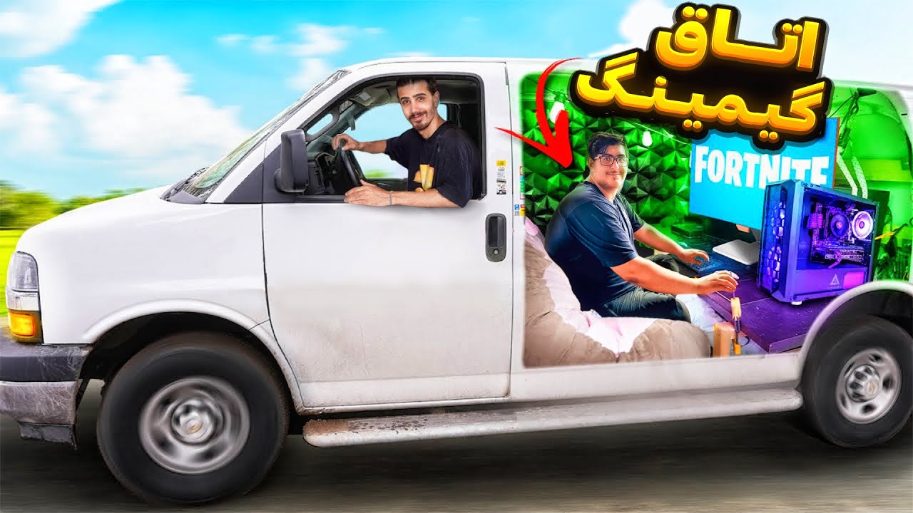 اتاق مخفی گیمینگ ساختم 😱 SECRET GAMING ROOM