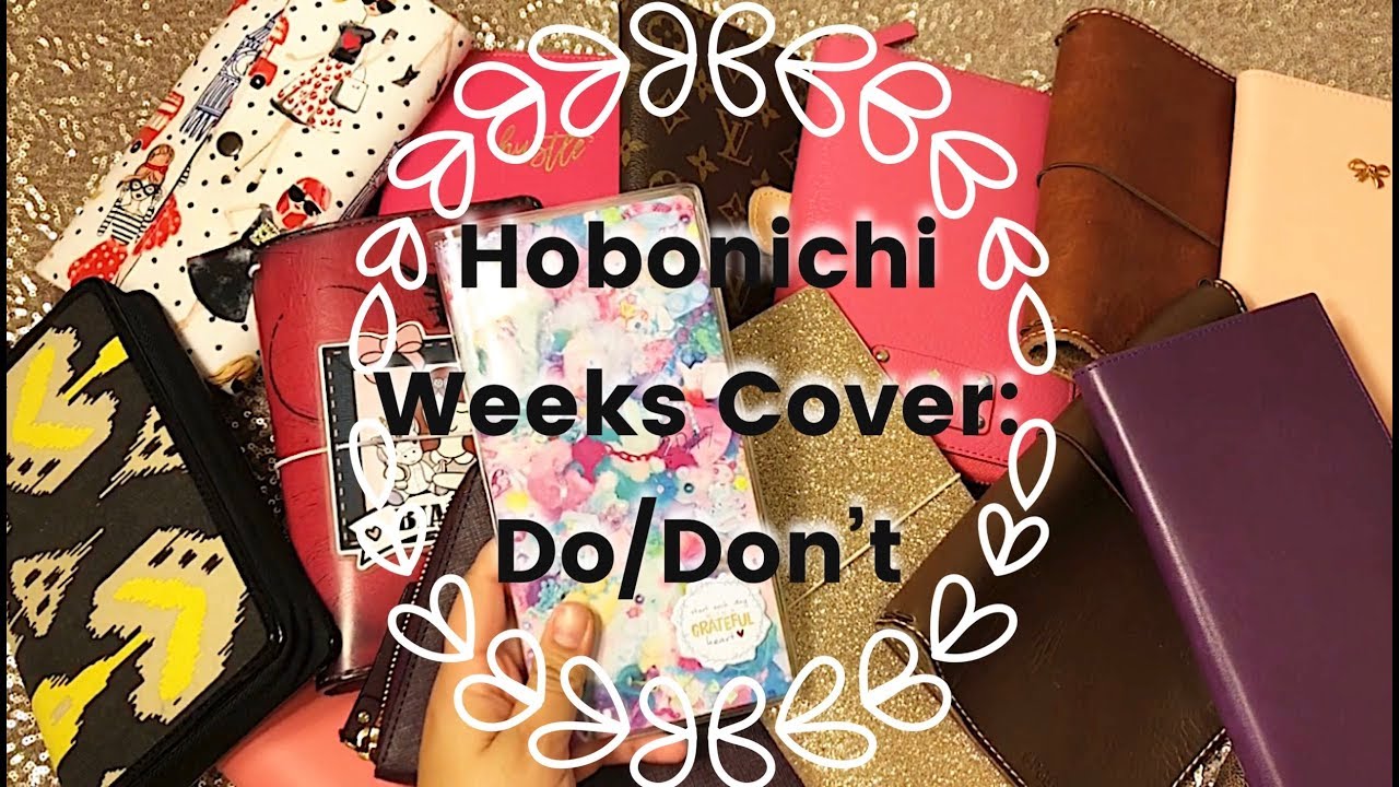 Hobonichi Weeks Setup Cover: Kate Spade Zip, Chic Sparrow Odyssey, Filofax Zip, Happy Planner