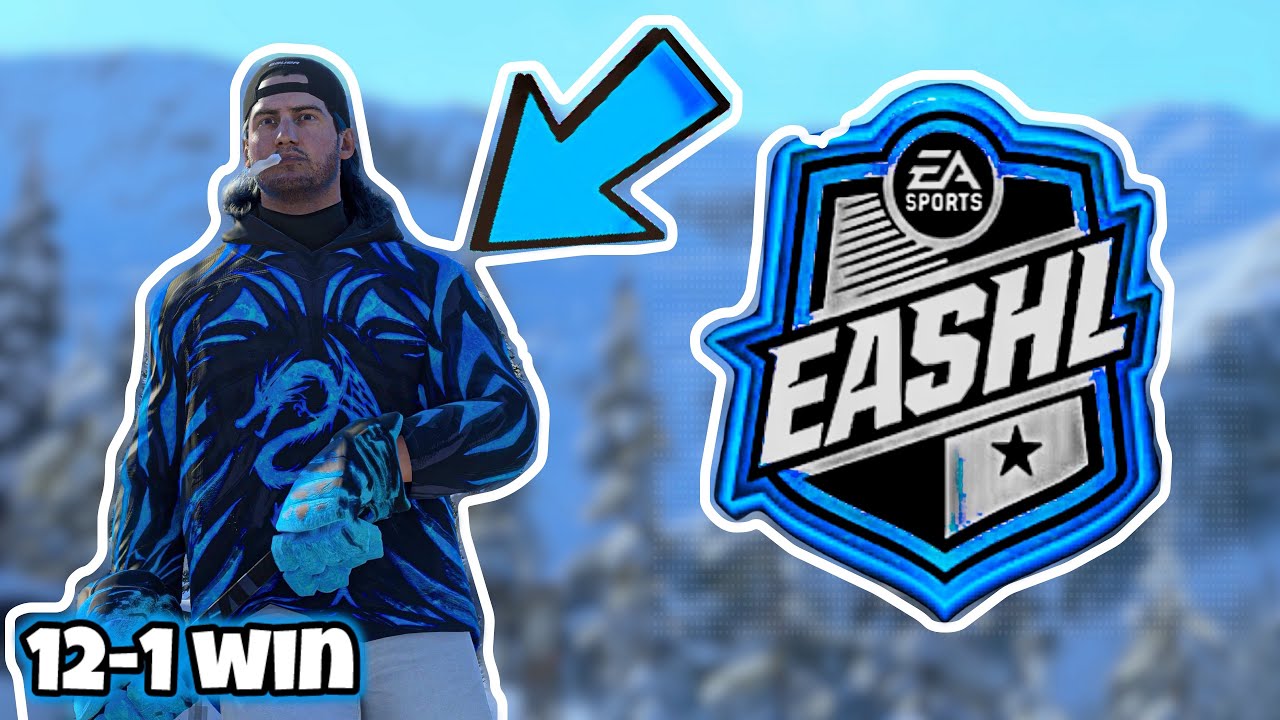 NHL 26 EASHL QUICK PLAY 12-1 WIN❄️