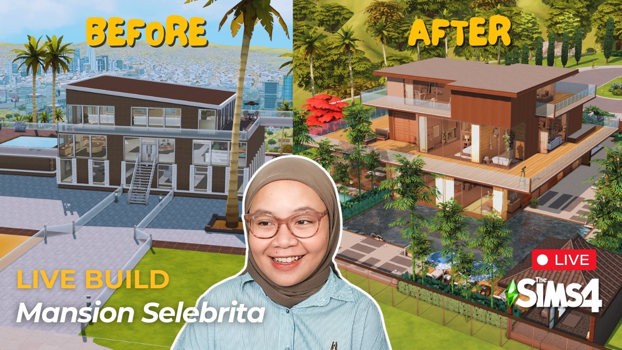 Temenin Aku Renov Rumah Gedongan di The Sims 4 Yuk! | Del Sol Valey Save File Live Build