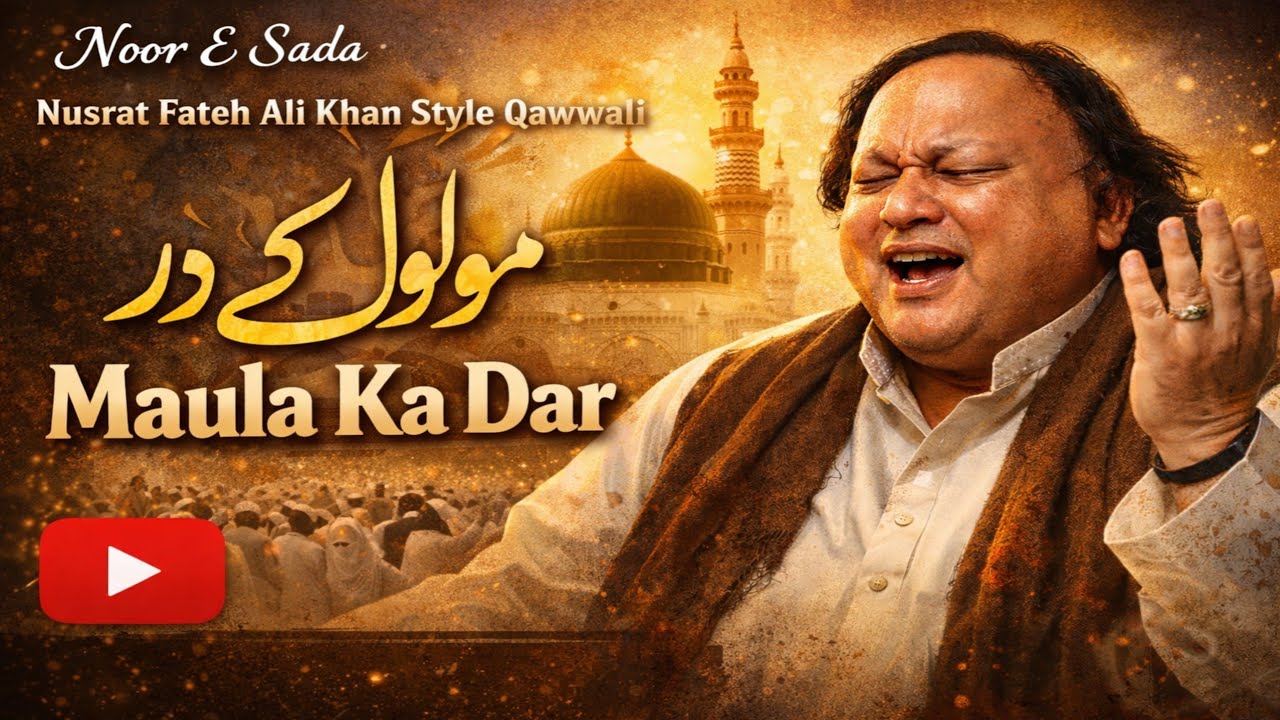 Maula Ka Dar | Nusrat Fateh Ali Khan Style Qawwali | Heart Touching Sufi Kalam | Noor E Sada