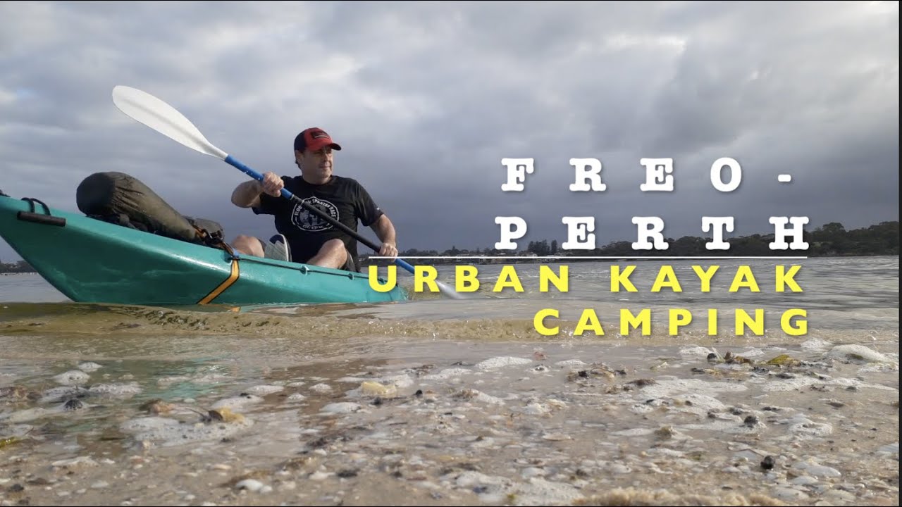 Solo urban Kayak camping stealth overnight Perth, Swan River Fremantle to Perth